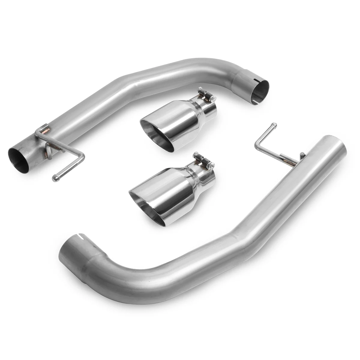 DNA Exhaust Ford Mustang S550 2.3L EcoBoost / 5.0L V8 (15-17) Axleback w/ 4 in. Double Walled Round Diagonal Cut Tip - Image 14