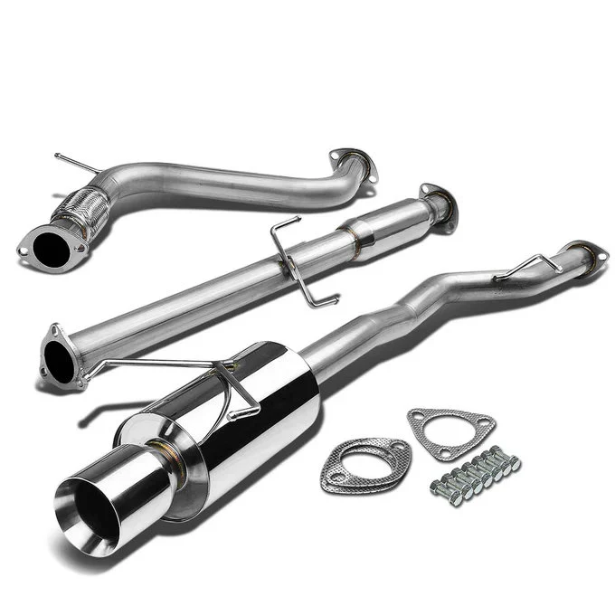 DNA Exhaust Honda Accord 2.2L (1994-1997) Catback w/ Single Wall Rolled or Double Wall Rolled Tip - Image 8