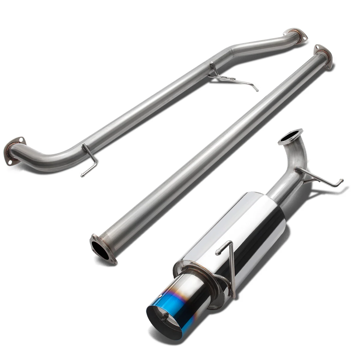 DNA Exhaust Honda Accord 2.3L (1998-2002) Catback w/ Single or Double Wall Rolled N1 Muffler Tip - Image 2