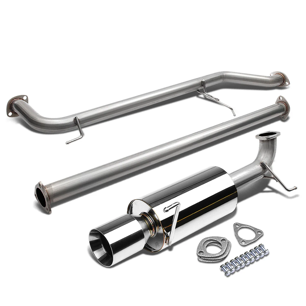 DNA Exhaust Honda Accord 2.3L (1998-2002) Catback w/ Single or Double Wall Rolled N1 Muffler Tip - Image 7