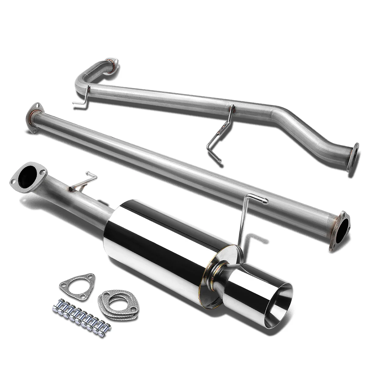 DNA Exhaust Honda Accord 2.3L (1998-2002) Catback w/ Single or Double Wall Rolled N1 Muffler Tip - Image 8