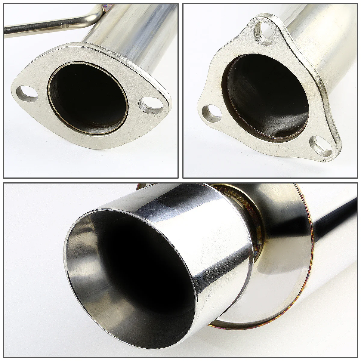 DNA Exhaust Honda Accord Coupe 2.4 (03-06) Catback w/ Single or Double Walled Rolled N1 Muffler Tip - Image 11