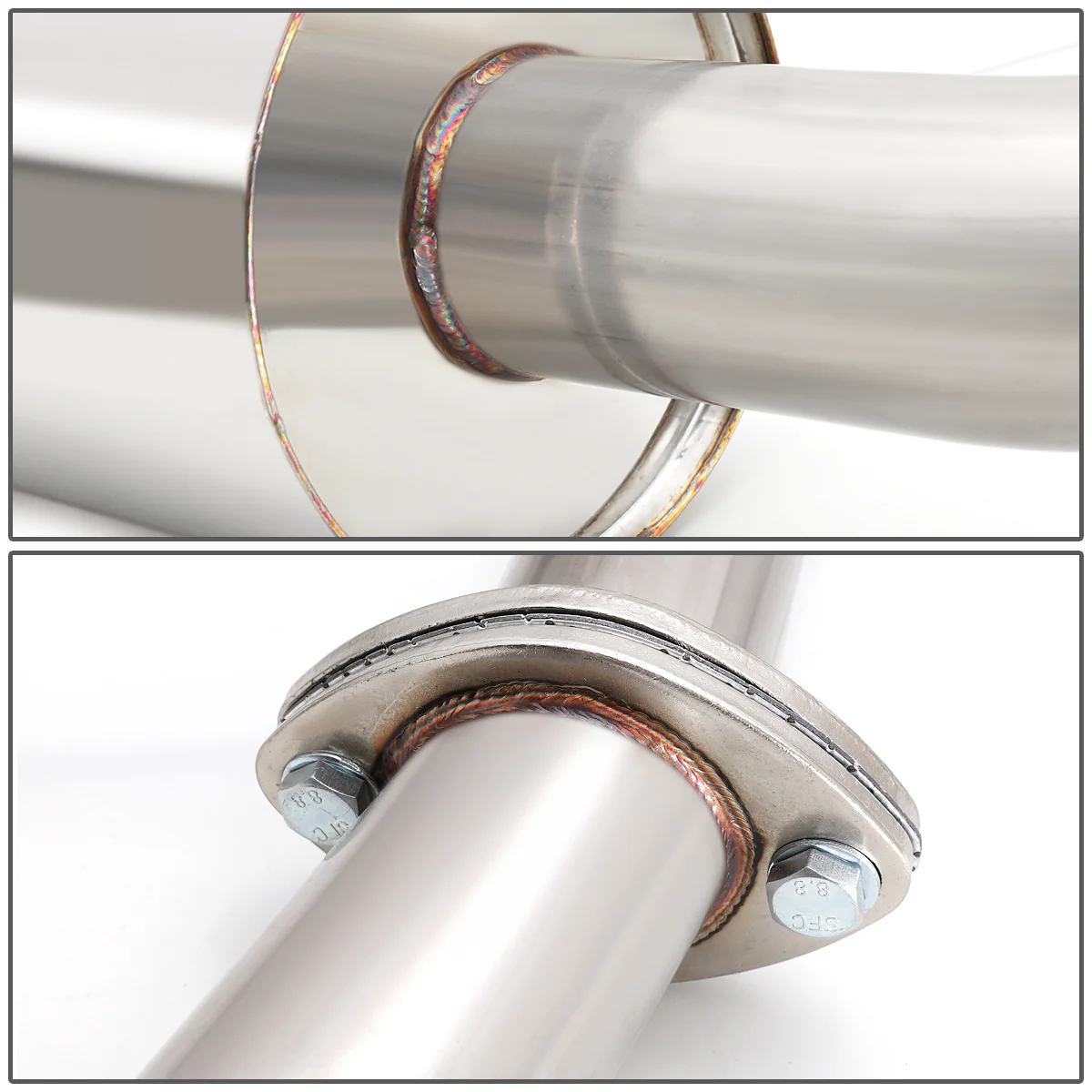 DNA Exhaust Honda Accord Coupe 2.4 (03-06) Catback w/ Single or Double Walled Rolled N1 Muffler Tip - Image 6