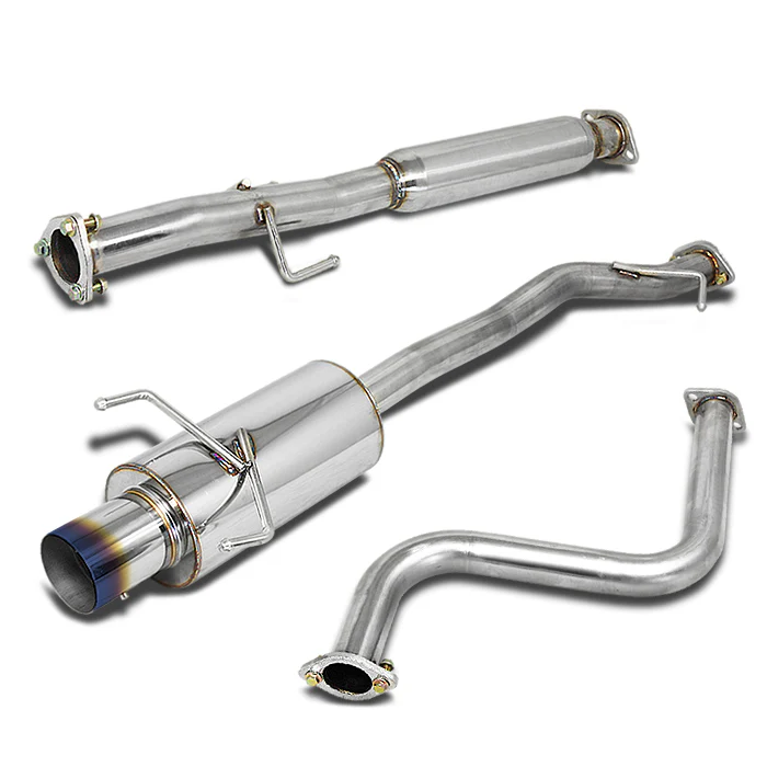 DNA Exhaust Honda Accord Sedan / Coupe 2.2L (90-93) Catback w/ Single or Double Wall Rolled N1 Muffler Tip - Image 2