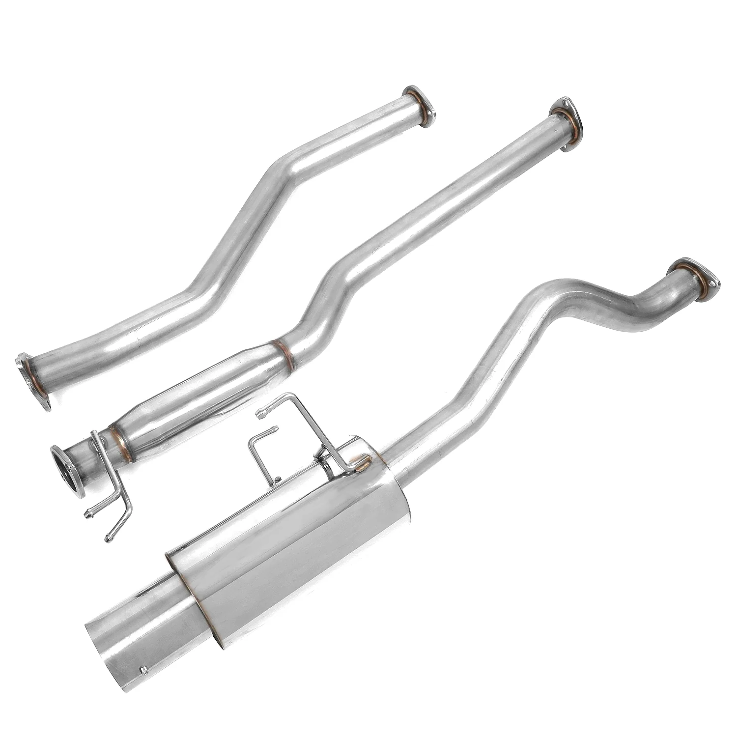 DNA Exhaust Honda Civic 1.7 DX EX LX Coupe / Sedan (01-05) Catback w/ Single or Double Wall Rolled N1 Muffler Tip - Image 10