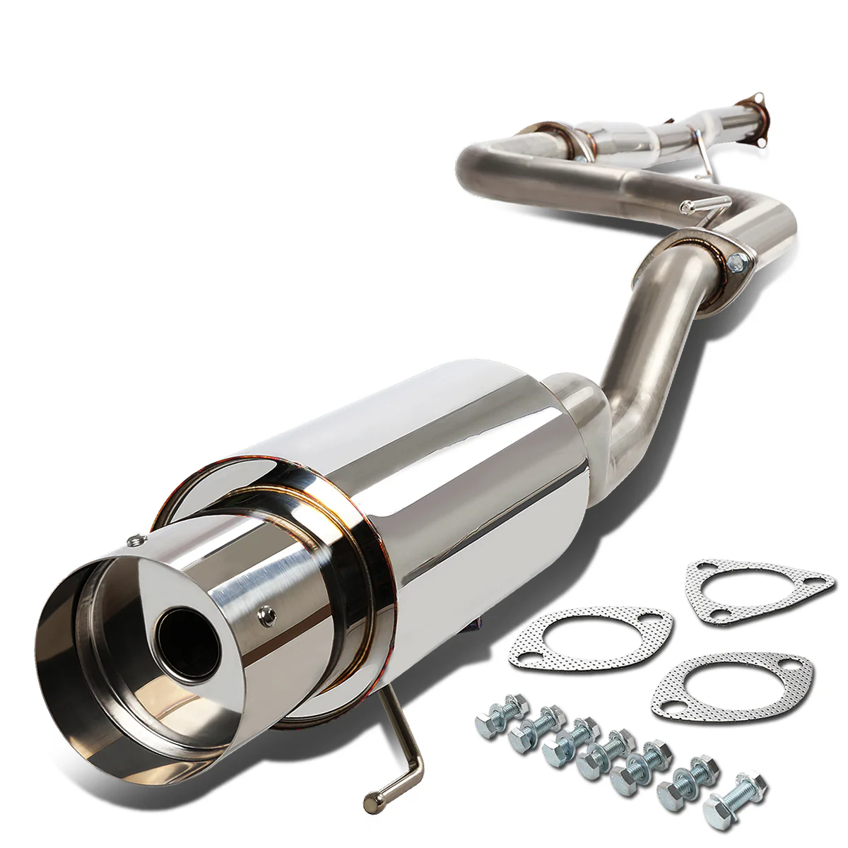 DNA Exhaust Honda Civic EG Coupe / Sedan 1.5 D15 (92-95) EK 1.6 D16 (96-00) Catback w/ Single or Double Wall Rolled N1 Muffler Tip