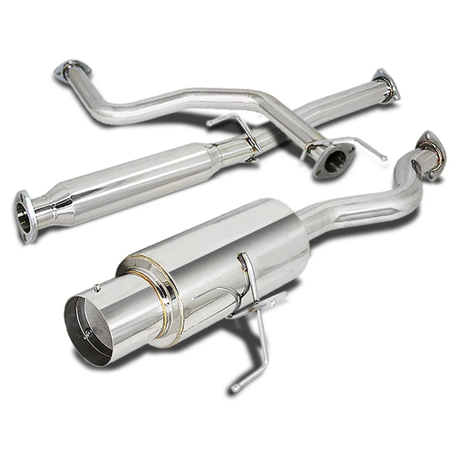 DNA Exhaust Honda Civic EG/EK Hatchback D15 D16 (92-00) Catback w/ Single or Double Wall Rolled Muffler Tip - Image 17