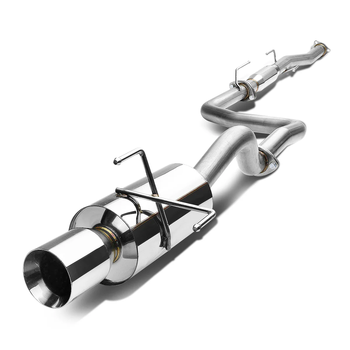 DNA Exhaust Honda Civic EG/EK Hatchback D15 D16 (92-00) Catback w/ Single or Double Wall Rolled Muffler Tip - Image 19