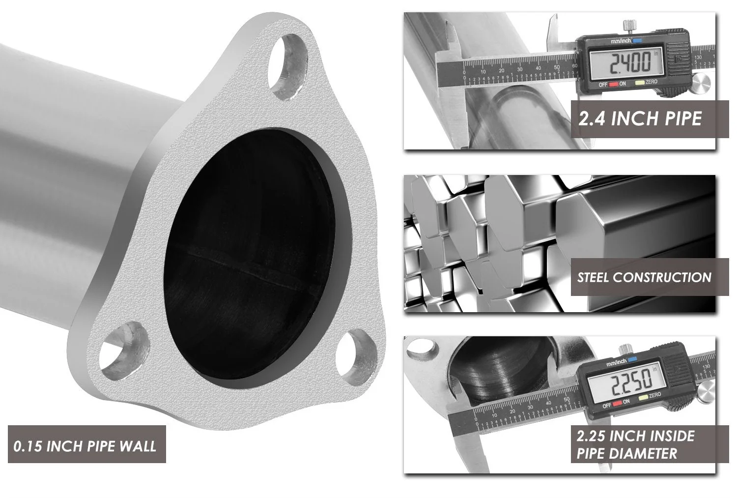 DNA Exhaust Honda Civic EG/EK Hatchback D15 D16 (92-00) Catback w/ Single or Double Wall Rolled Muffler Tip - Image 3