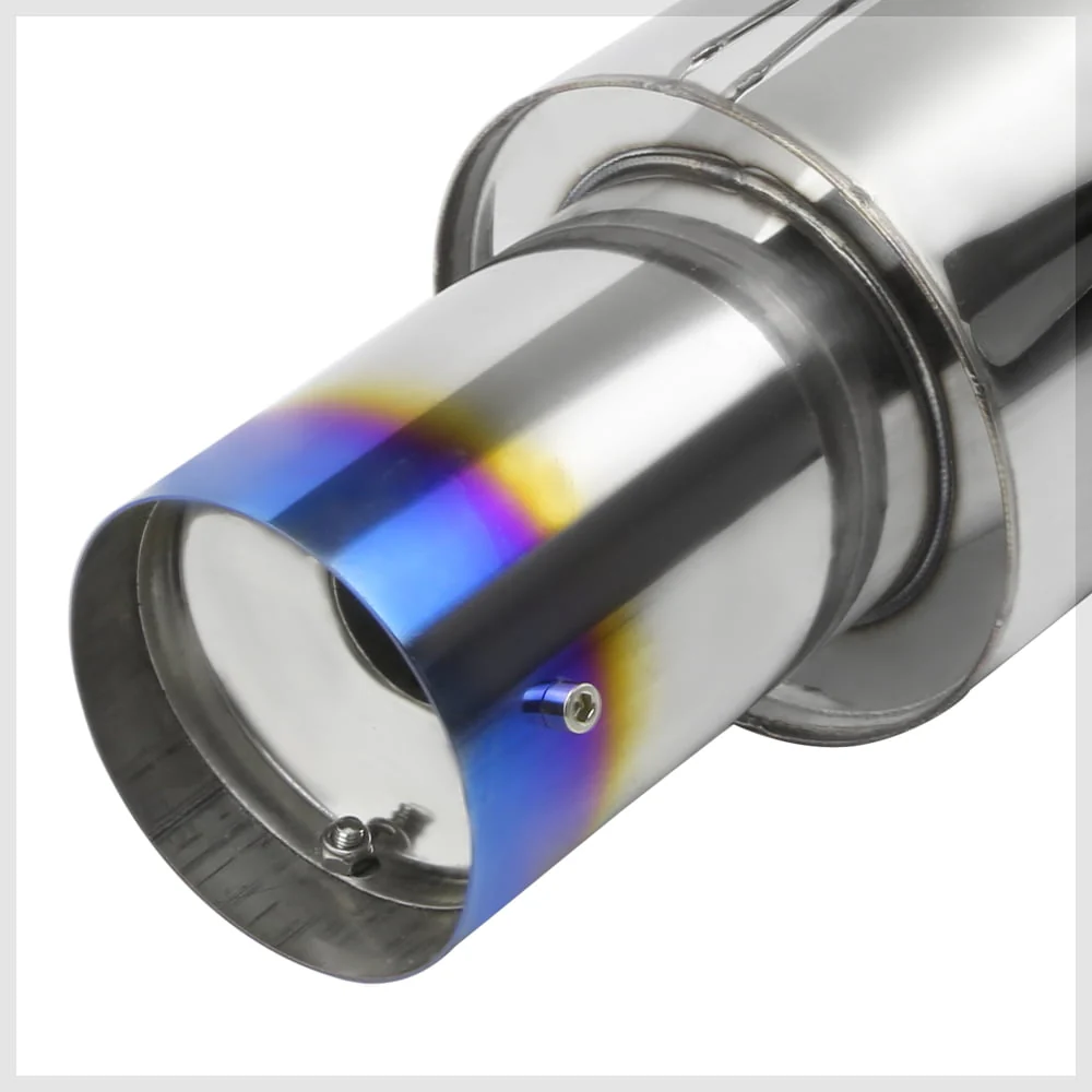 DNA Exhaust Honda Civic EG/EK Hatchback D15 D16 (92-00) Catback w/ Single or Double Wall Rolled Muffler Tip - Image 6