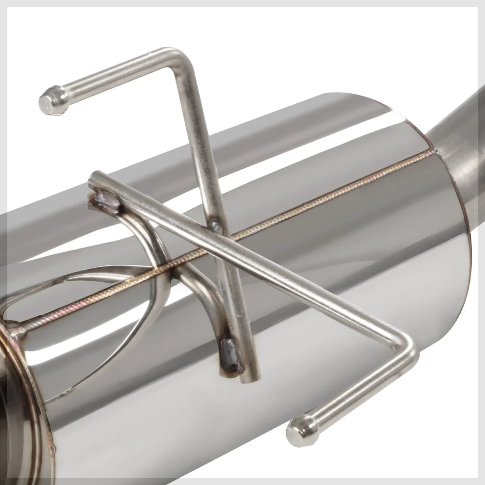 DNA Exhaust Honda Civic EG/EK Hatchback D15 D16 (92-00) Catback w/ Single or Double Wall Rolled Muffler Tip - Image 8