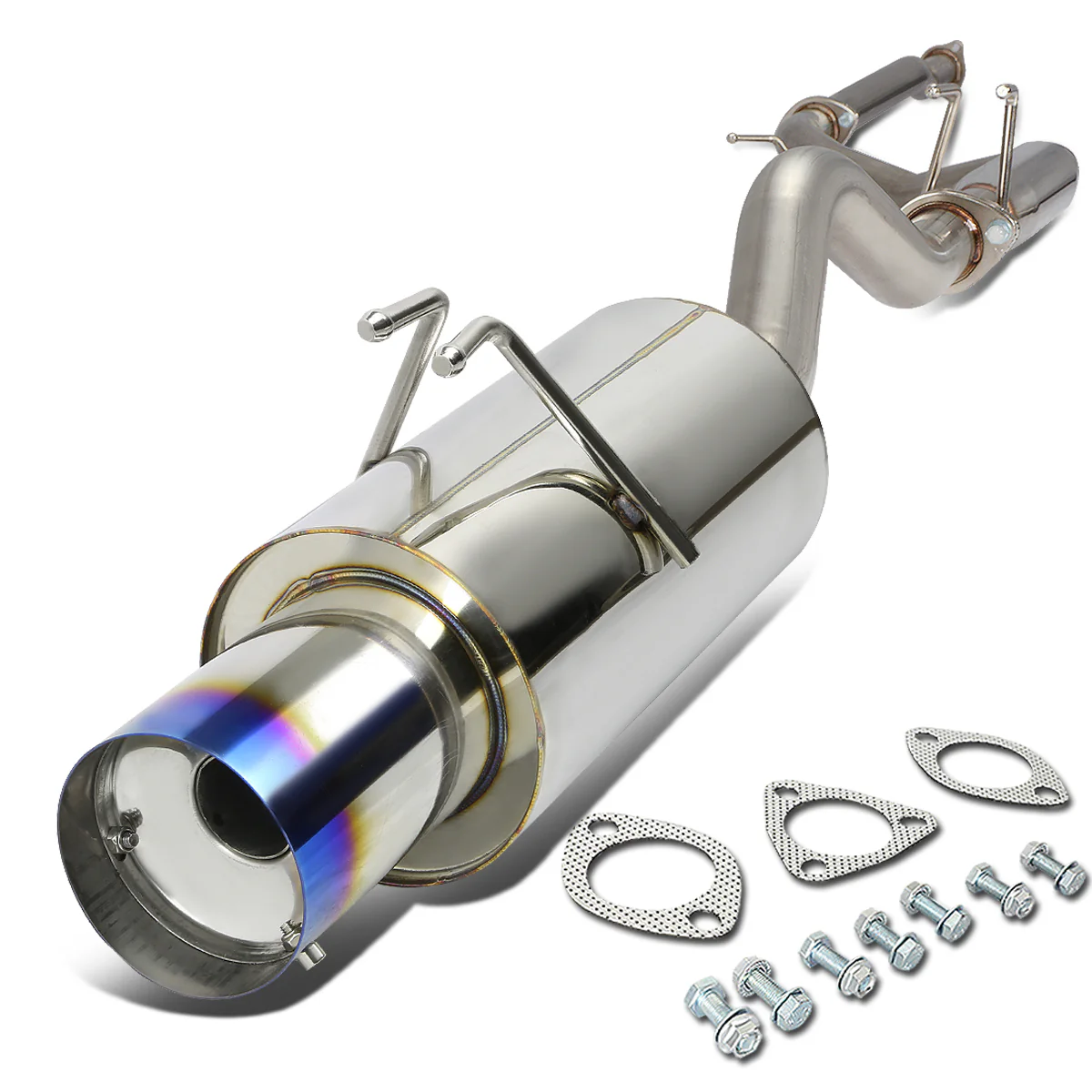DNA Exhaust Honda Civic EX 1.8L / Civic Si 2.0L (06-08) Catback w/ Polished or Burnt Muffler Tip - Image 20