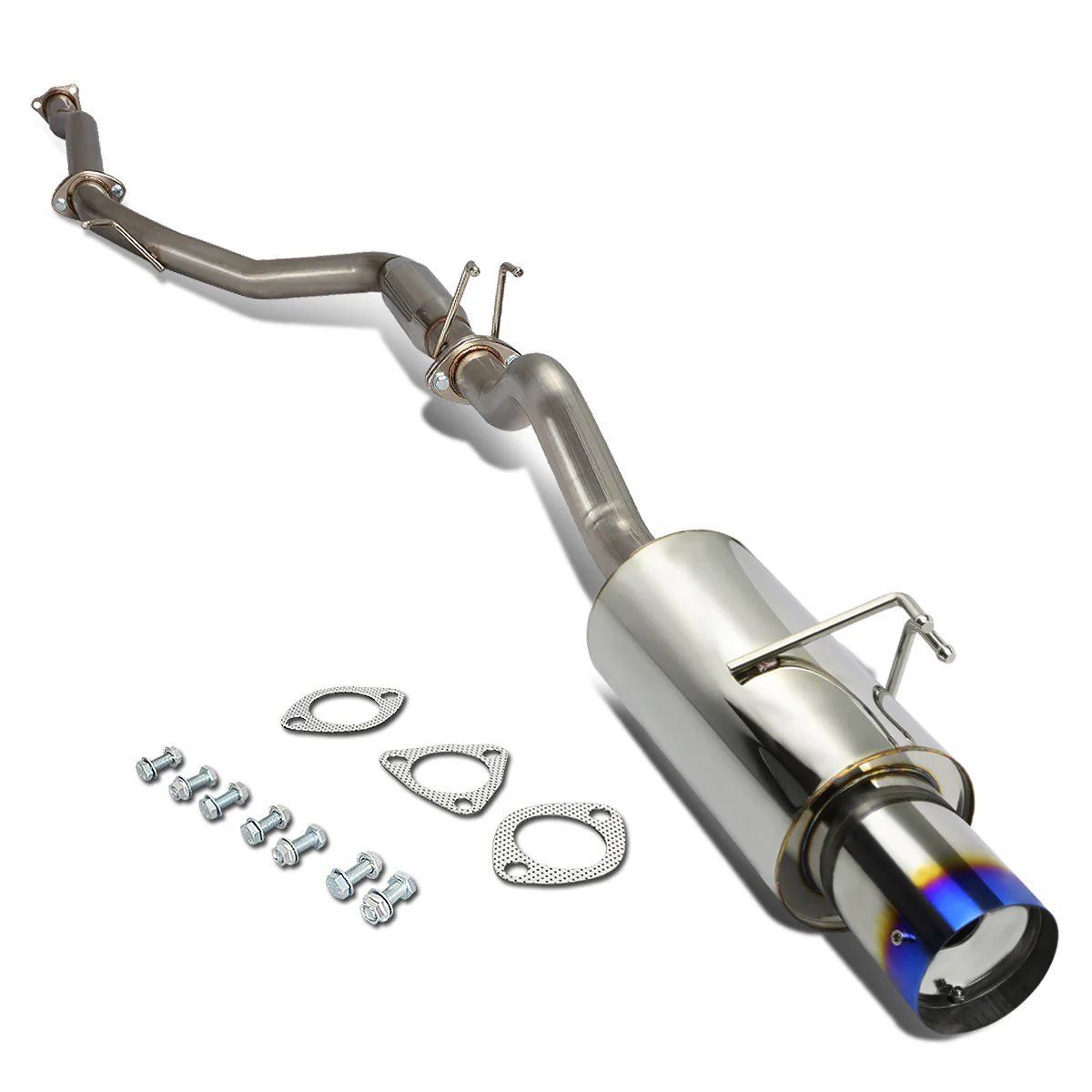 DNA Exhaust Honda Civic EX 1.8L / Civic Si 2.0L (06-08) Catback w/ Polished or Burnt Muffler Tip - Image 21