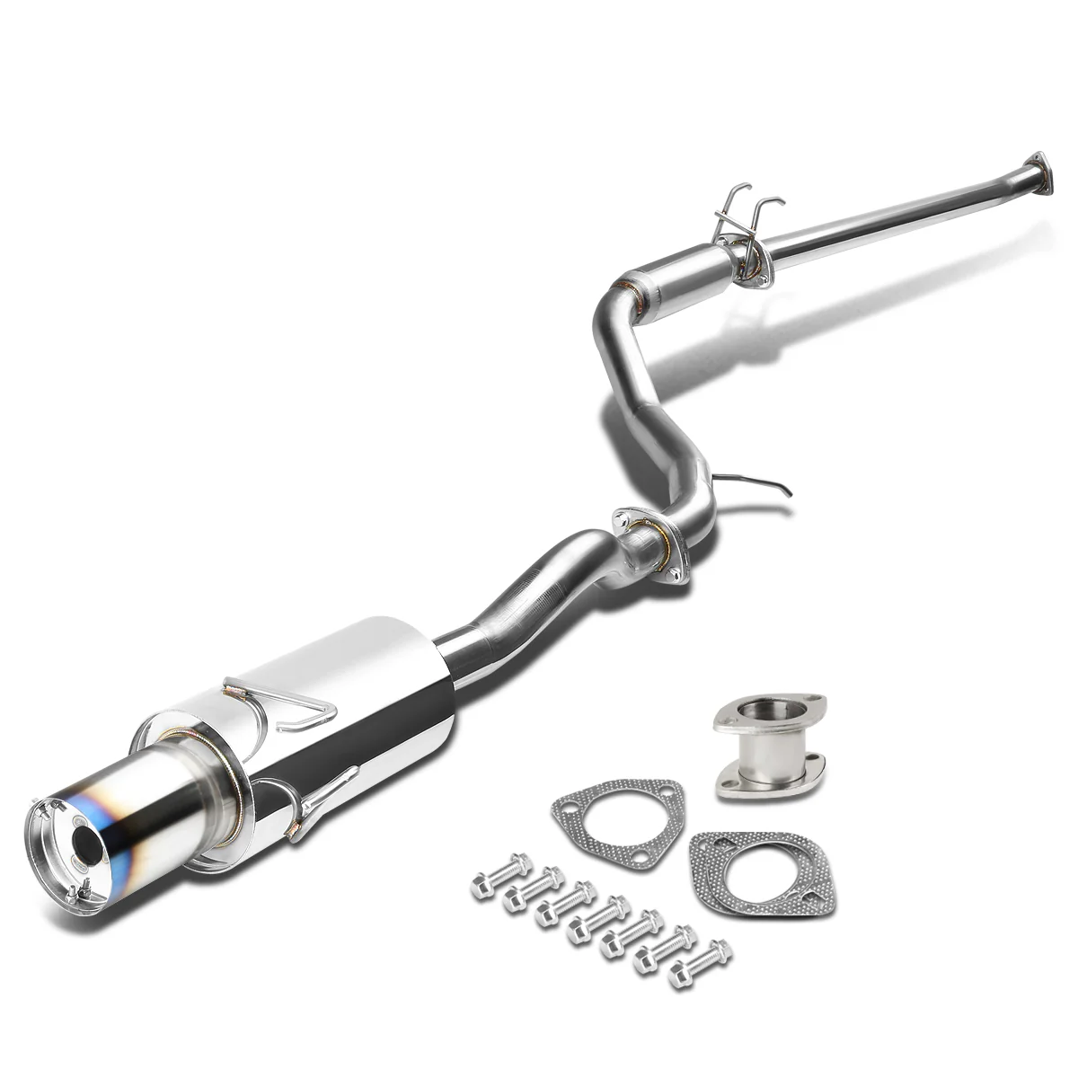 DNA Exhaust Honda Civic EX 1.8L / Civic Si 2.0L (06-08) Catback w/ Polished or Burnt Muffler Tip - Image 9