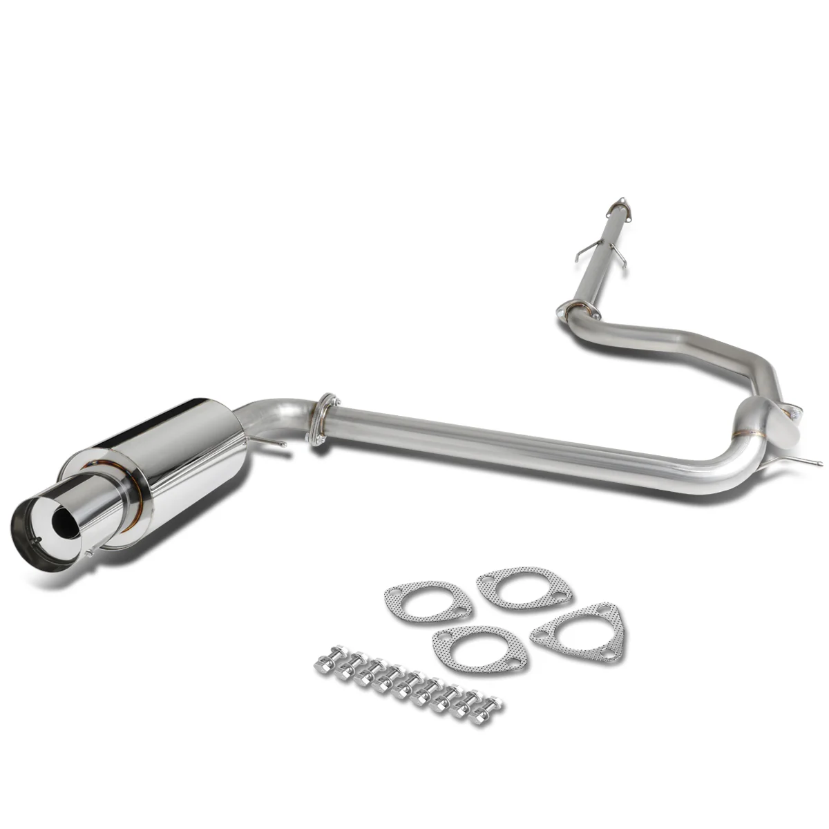 DNA Exhaust for Honda Civic EF (88-91) Catback w/ Single or Double Wall Rolled Muffler Tip - Image 11