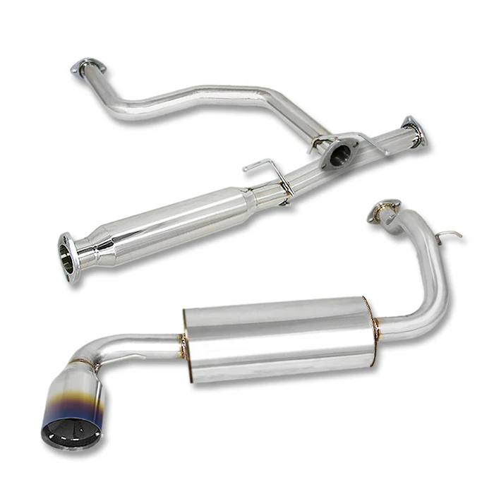 DNA Exhaust for Honda Civic EF (88-91) Catback w/ Single or Double Wall Rolled Muffler Tip - Image 2