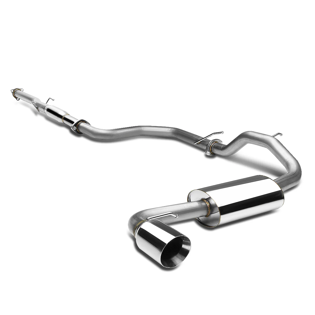 DNA Exhaust for Honda Civic EF (88-91) Catback w/ Single or Double Wall Rolled Muffler Tip - Image 5