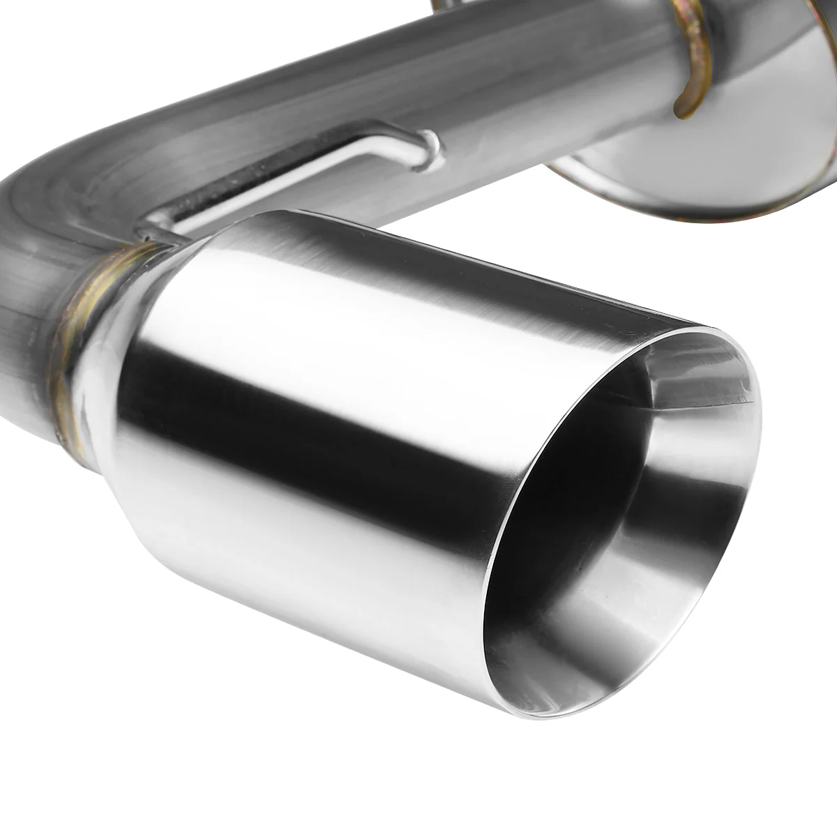 DNA Exhaust for Honda Civic EF (88-91) Catback w/ Single or Double Wall Rolled Muffler Tip - Image 6