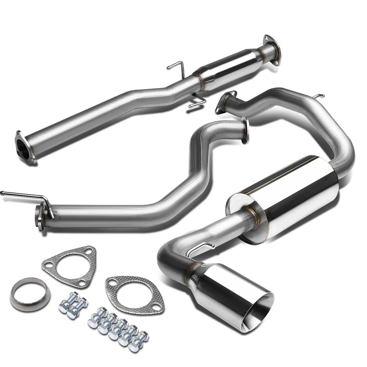 DNA Exhaust Honda CRX 1.5L / 1.6L (1988–1991) Catback w/ Single or Double Wall Rolled Muffler Tip - Image 3
