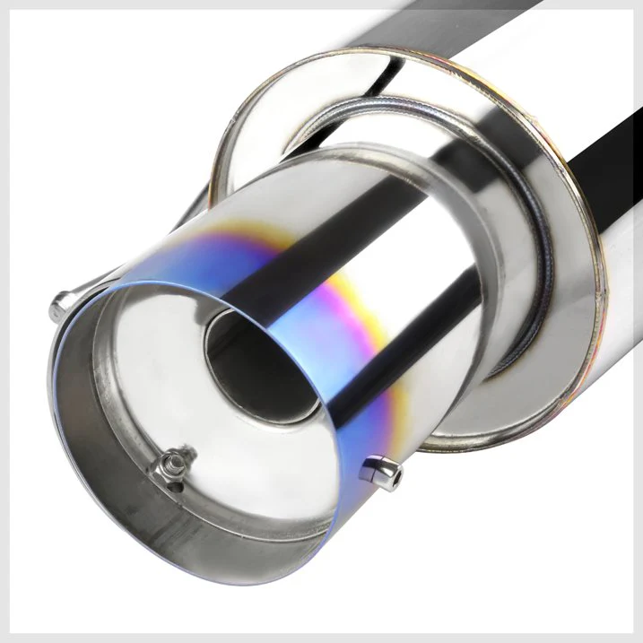 DNA Exhaust Honda Prelude 2.2L (1992-2001) 2.3L (1992-1996) Catback w/ Polished Single Wall Round Tip - Image 4