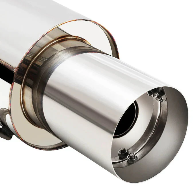 DNA Exhaust for Hyundai Tiburon 2.0L (2003–2008) Catback w/ Dual Single or Double Wall Rolled Muffler Tips - Image 2
