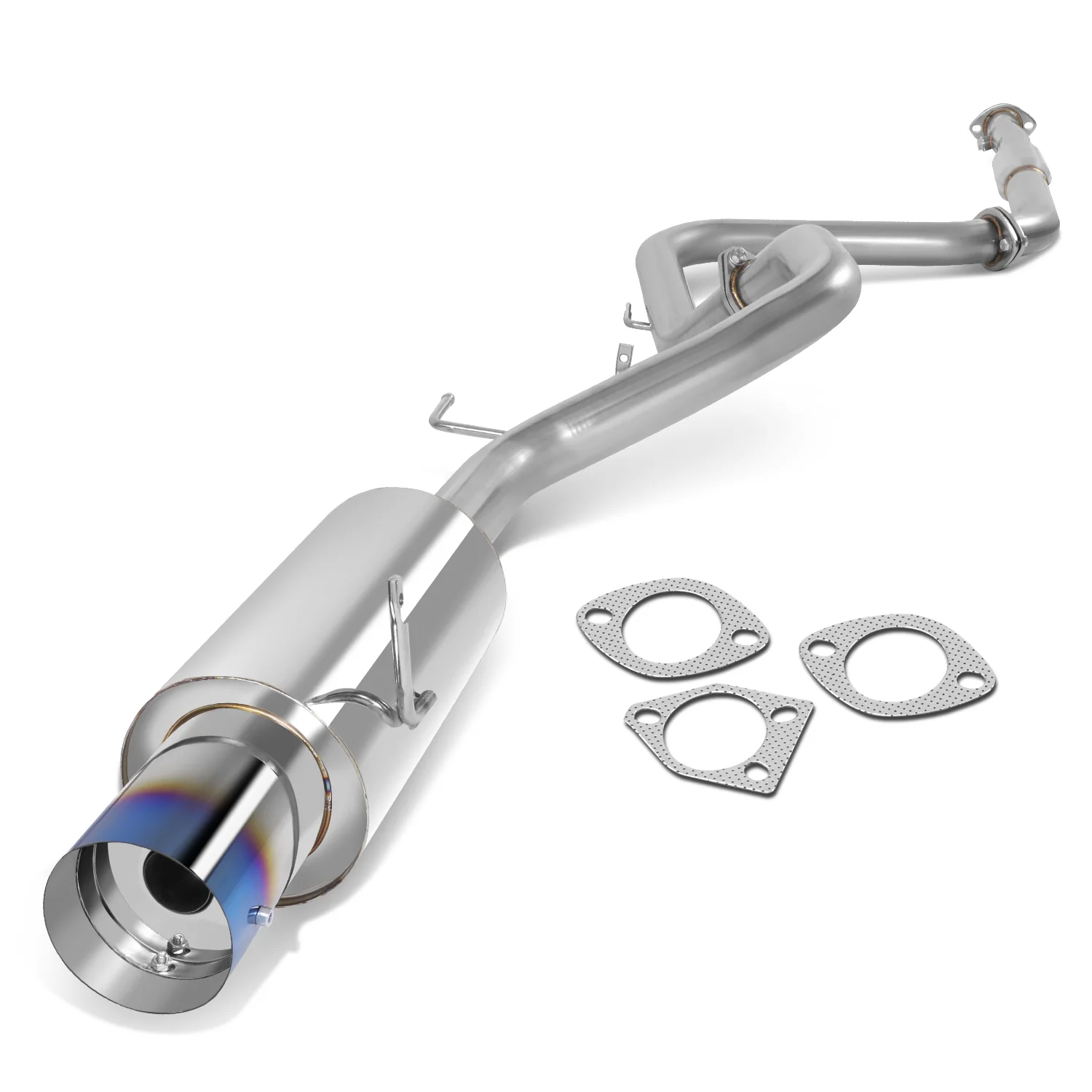 DNA Exhaust Mitsubishi Galant 2.4L (1999-2003) Catback w/ Single Wall Round or Double Wall Rolled Tip - Image 7