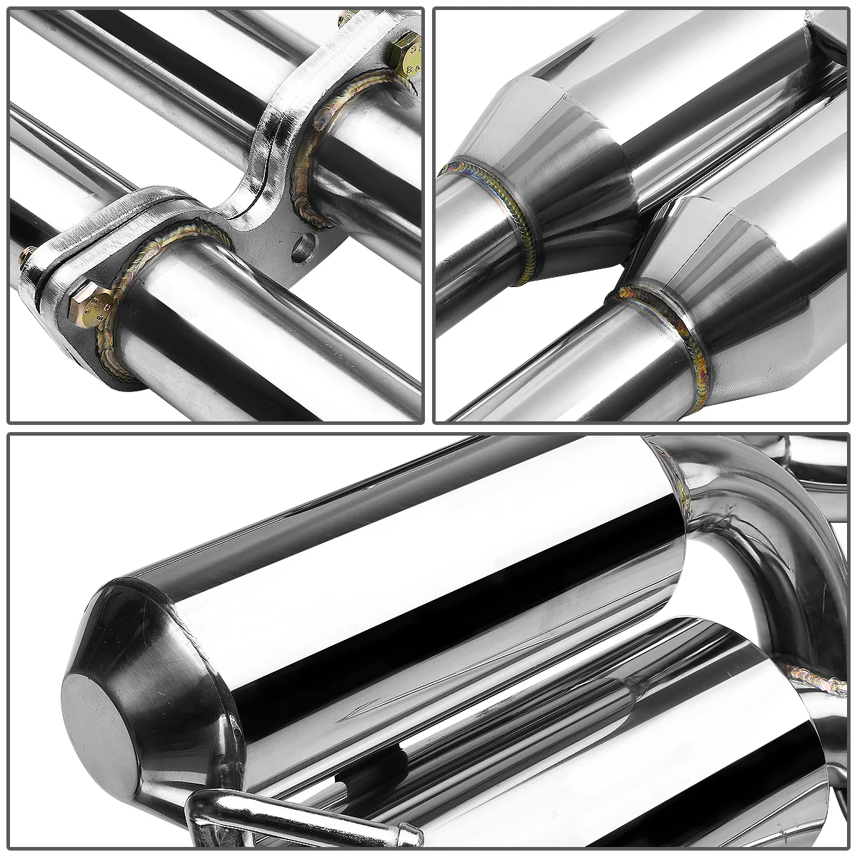DNA Exhaust Nissan 350Z / Infiniti G35 Coupe (03-09) Catback w/ Polished or Burnt Blue Muffler Tips - Image 6