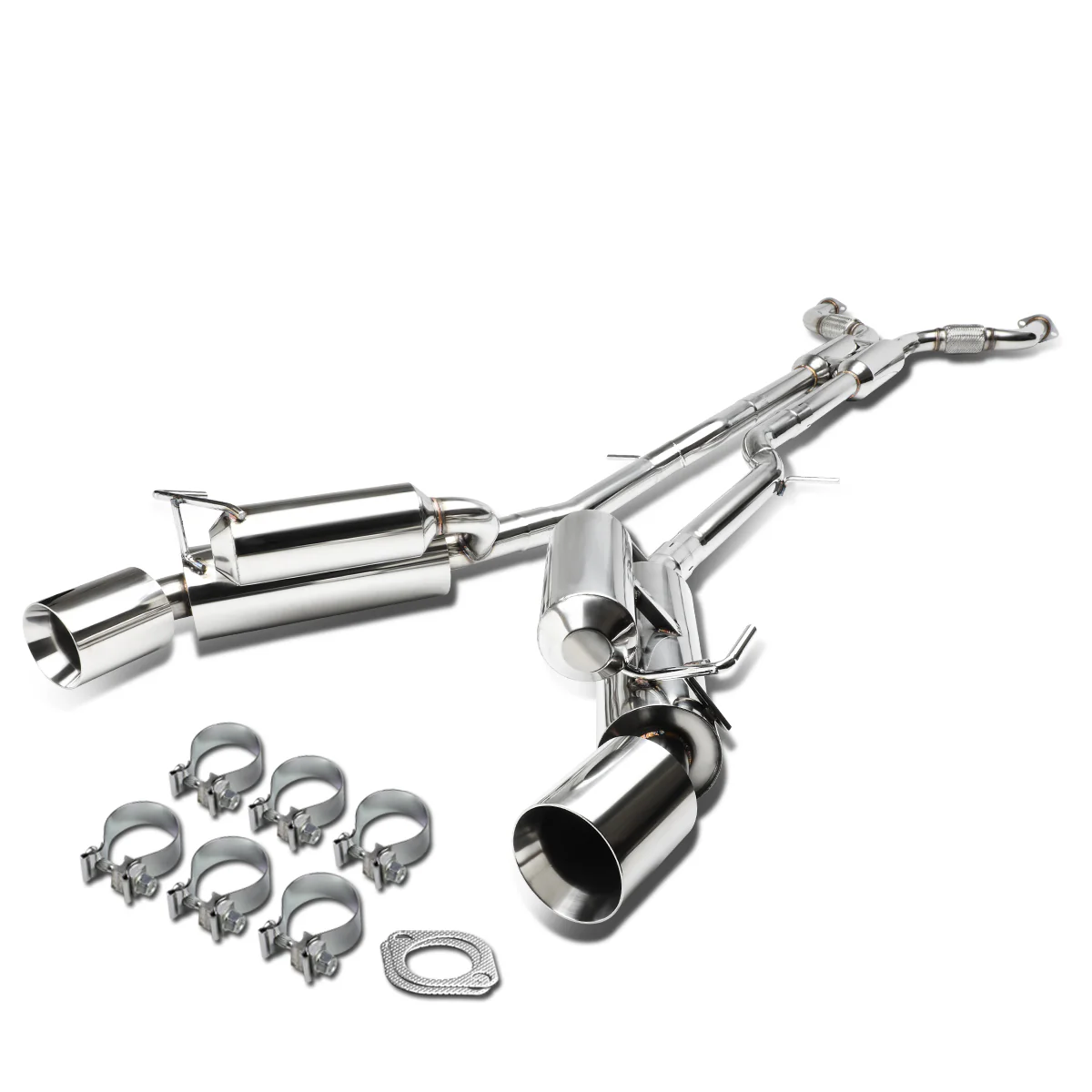 DNA Exhaust Nissan 370Z 3.7L V6 (09-20) Catback w/ Polished or Titanium Blue Burnt Tips - Image 13