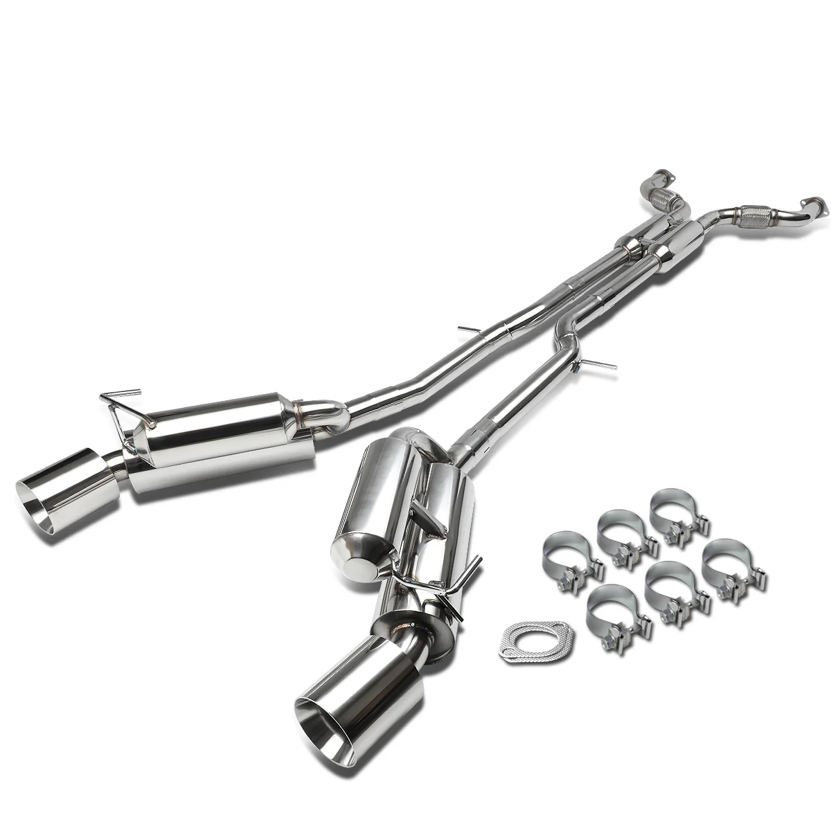 DNA Exhaust Nissan 370Z 3.7L V6 (09-20) Catback w/ Polished or Titanium Blue Burnt Tips - Image 15