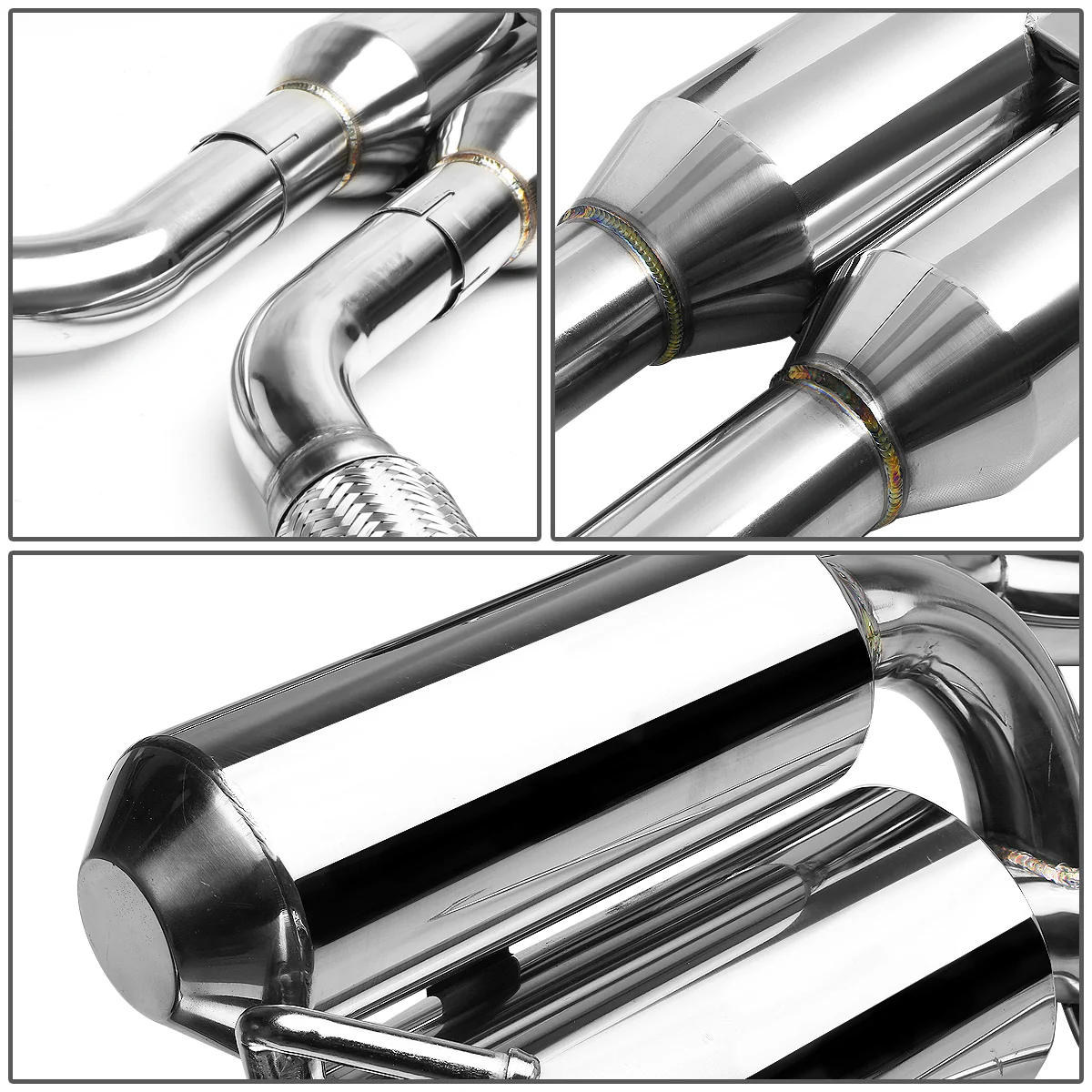 DNA Exhaust Nissan 370Z 3.7L V6 (09-20) Catback w/ Polished or Titanium Blue Burnt Tips - Image 17