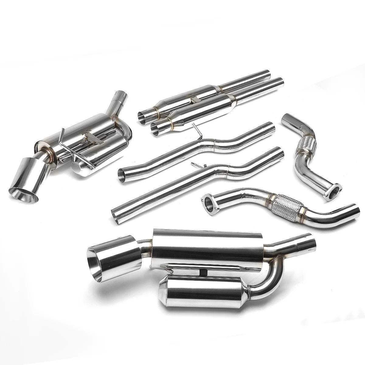 DNA Exhaust Nissan 370Z 3.7L V6 (09-20) Catback w/ Polished or Titanium Blue Burnt Tips - Image 18