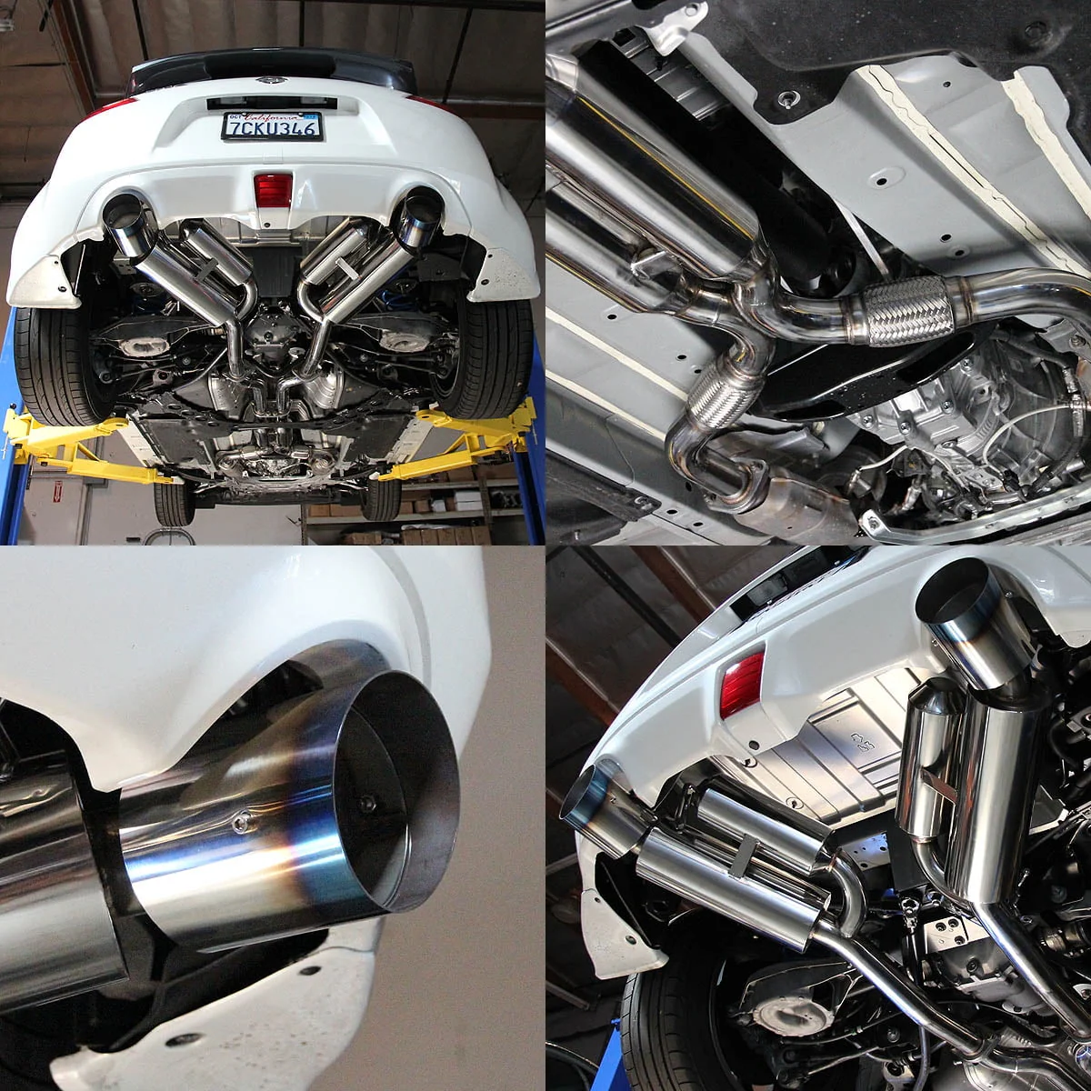 DNA Exhaust Nissan 370Z 3.7L V6 (09-20) Catback w/ Polished or Titanium Blue Burnt Tips - Image 5
