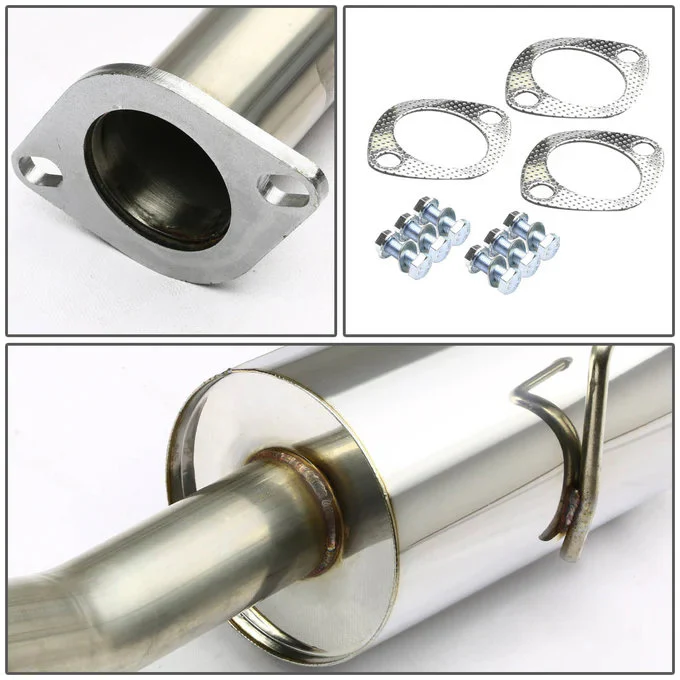 DNA Exhaust Nissan Sentra SE-R / SE-R Spec V 2.5L (02–06) Catback w/ 4" Single Wall Round or Double Wall Rolled Tip - Image 11