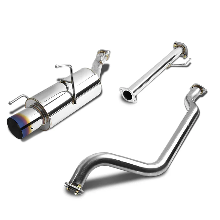 DNA Exhaust Nissan Sentra SE-R / SE-R Spec V 2.5L (02–06) Catback w/ 4" Single Wall Round or Double Wall Rolled Tip - Image 2