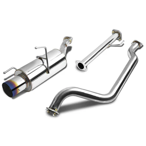 DNA Exhaust Nissan Sentra SE-R / SE-R Spec V 2.5L (02–06) Catback w/ 4" Single Wall Round or Double Wall Rolled Tip - Image 7