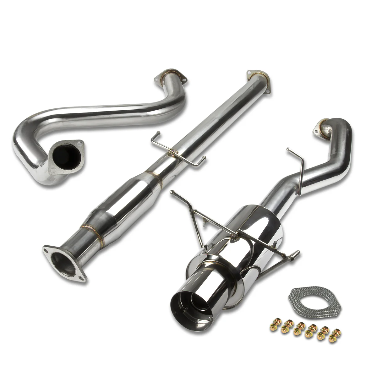 DNA Exhaust Nissan Sentra SE-R / Spec V 2.5L (07–12) Catback - Single Wall Round Tip