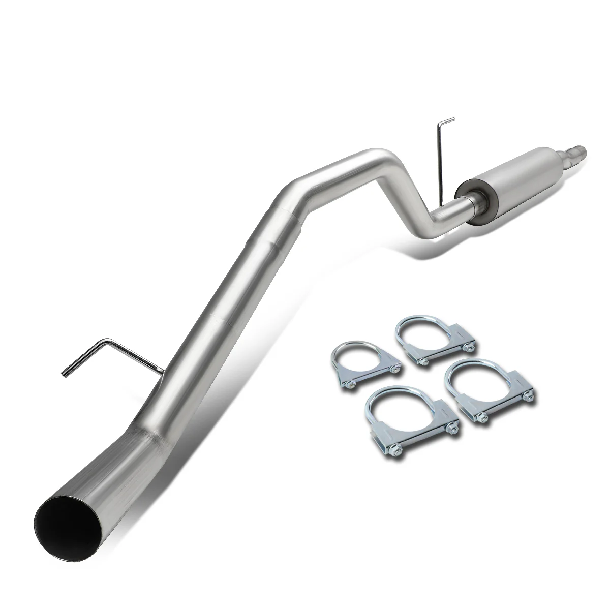 DNA Exhaust Nissan Titan 5.6L (2004–2006) Catback w/ Louvered Core Muffler - Image 2