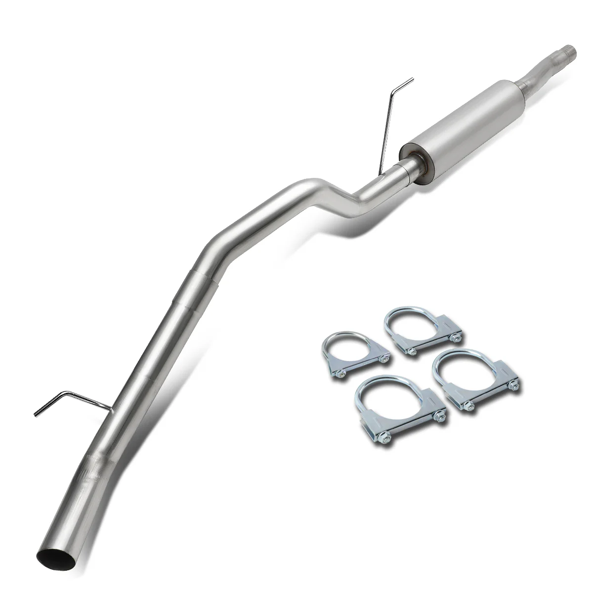 DNA Exhaust Nissan Titan 5.6L (2004–2006) Catback w/ Louvered Core Muffler - Image 3