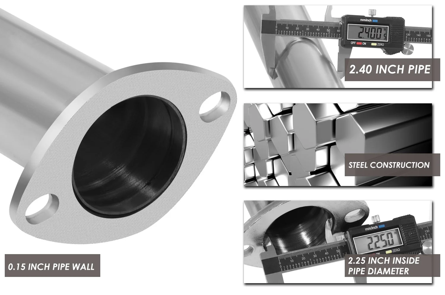 DNA Exhaust for Scion tC 2.4L (05–10) Catback with Single or Double Wall Rolled N1 Muffler Tip - Image 10