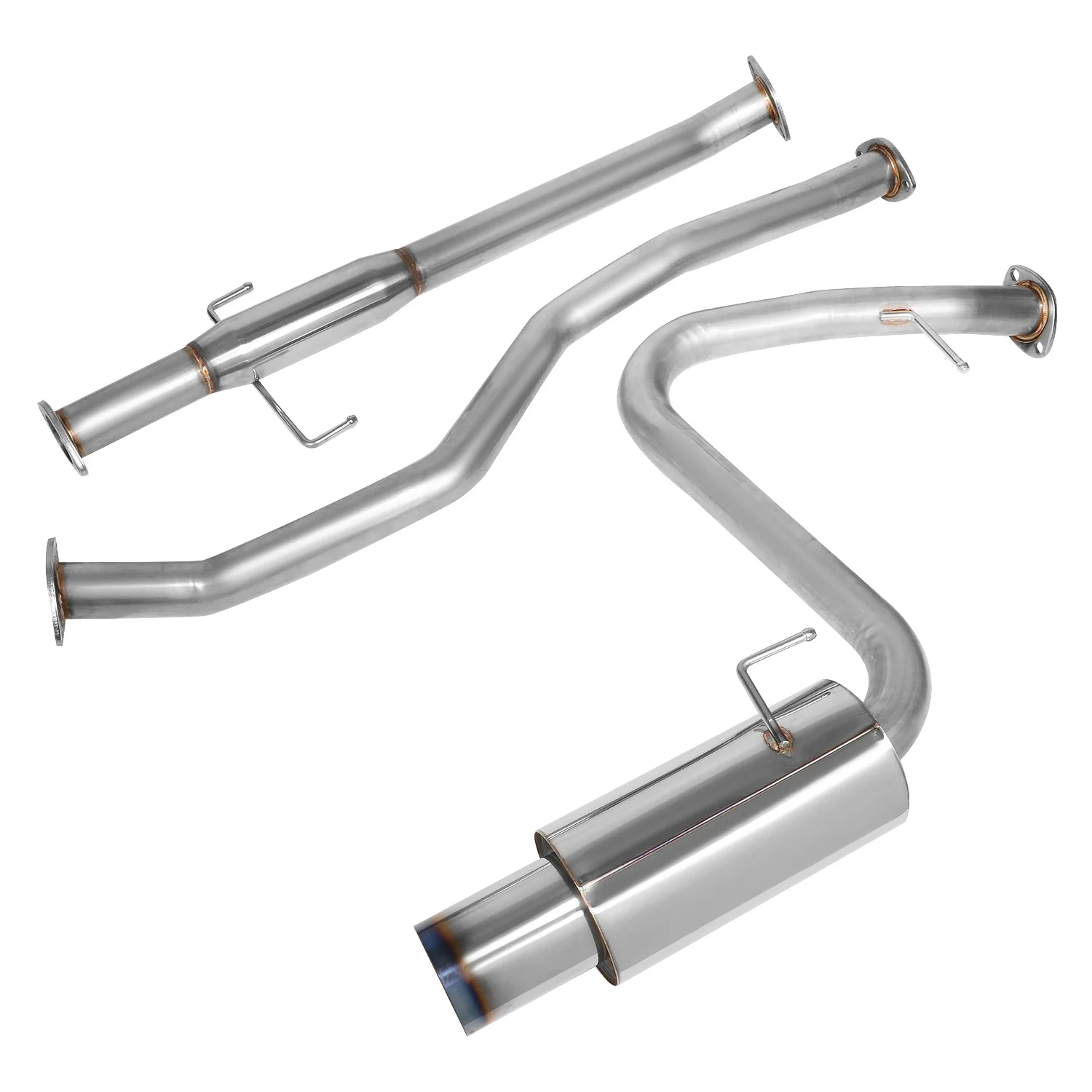DNA Exhaust for Scion tC 2.4L (05–10) Catback with Single or Double Wall Rolled N1 Muffler Tip - Image 14