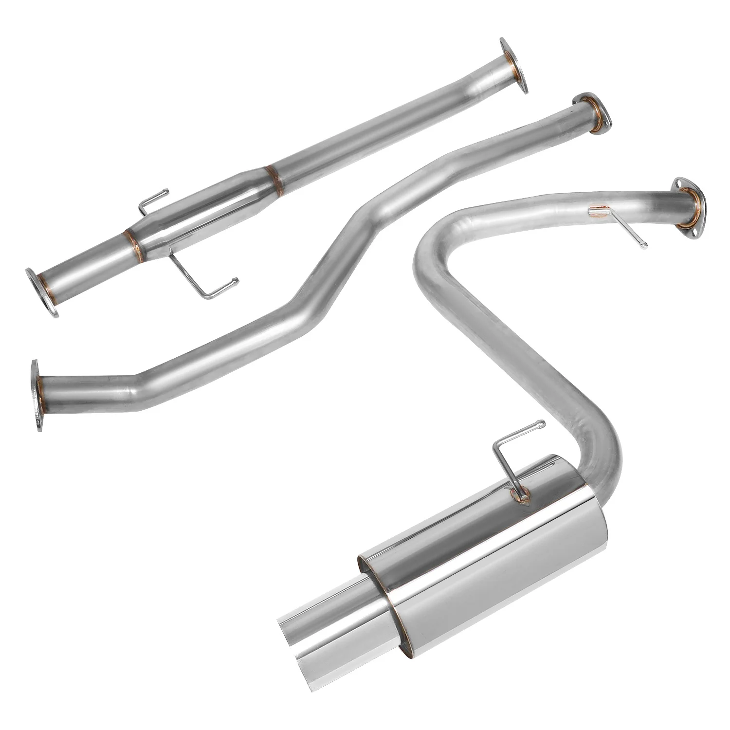 DNA Exhaust for Scion tC 2.4L (05–10) Catback with Single or Double Wall Rolled N1 Muffler Tip - Image 7