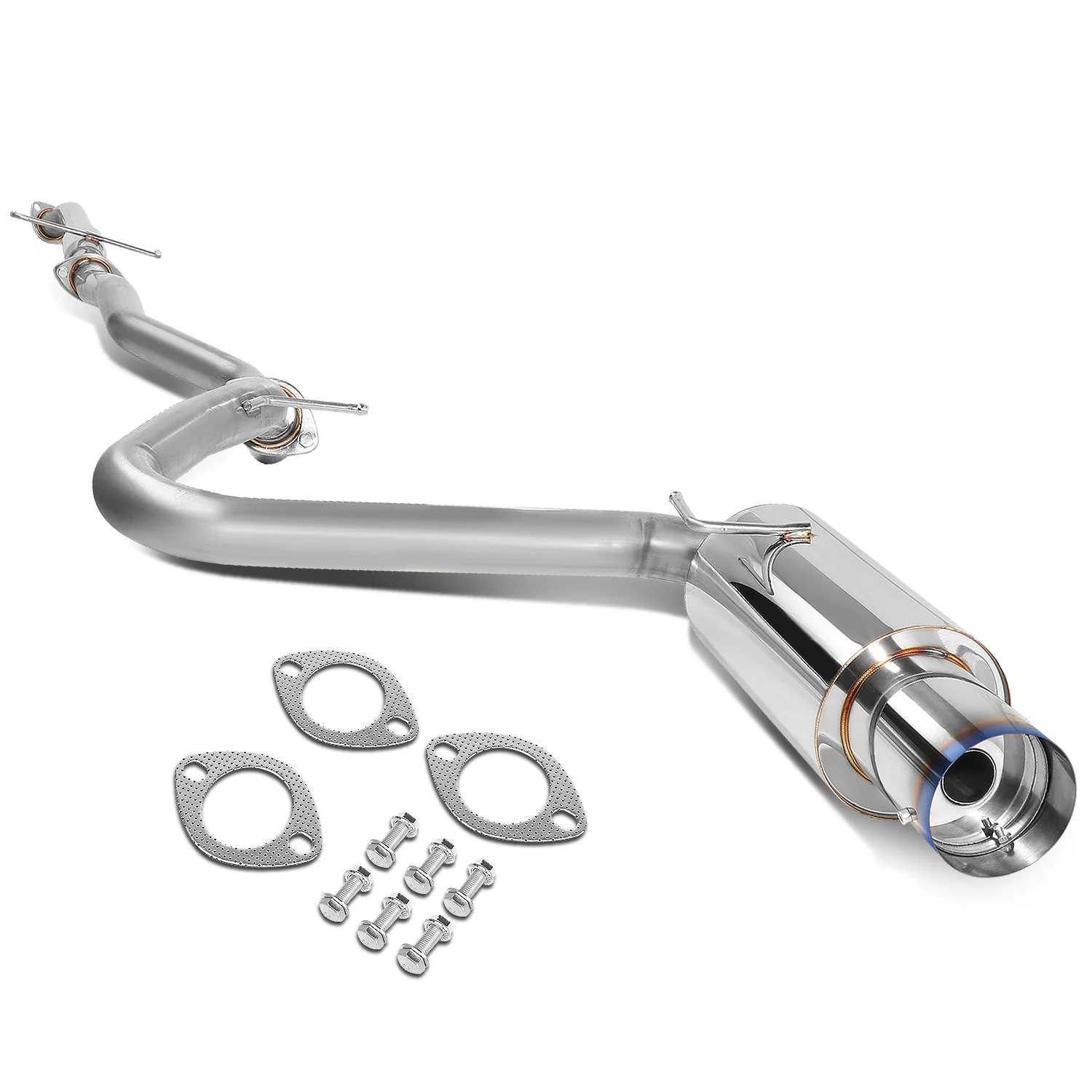 DNA Exhaust for Scion tC 2.4L (05–10) Catback with Single or Double Wall Rolled N1 Muffler Tip - Image 9