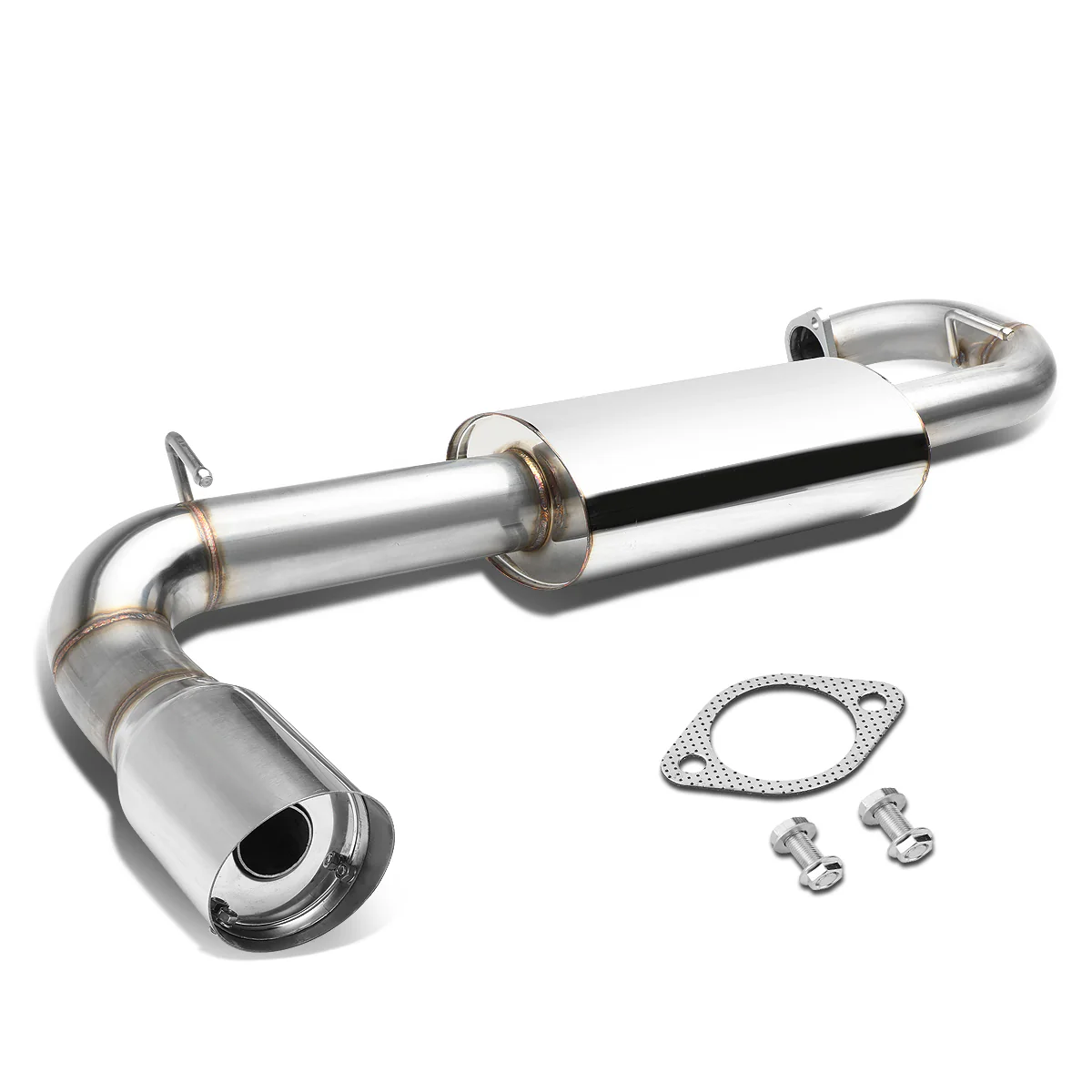 DNA Exhaust Scion tC 2.5L (2011–2016) Axleback - Single Wall Round or Double Wall Rolled Tip - Image 2