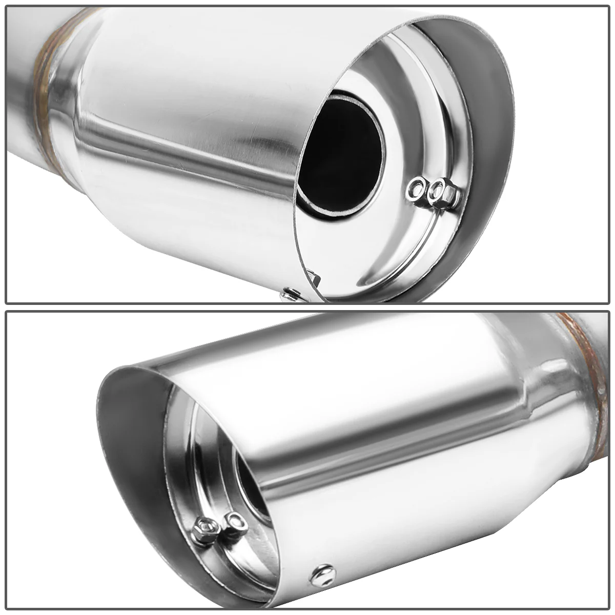 DNA Exhaust Scion tC 2.5L (2011–2016) Axleback - Single Wall Round or Double Wall Rolled Tip - Image 4