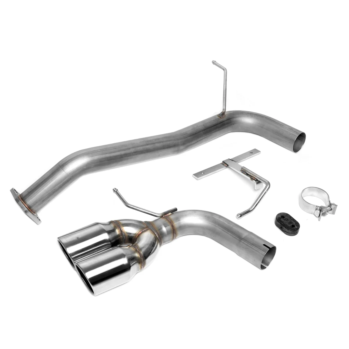 DNA Exhaust Scion xB 2.4L (2008–2015) Axleback w/ 3.5" Dual Double Walled Round Tip - Image 7