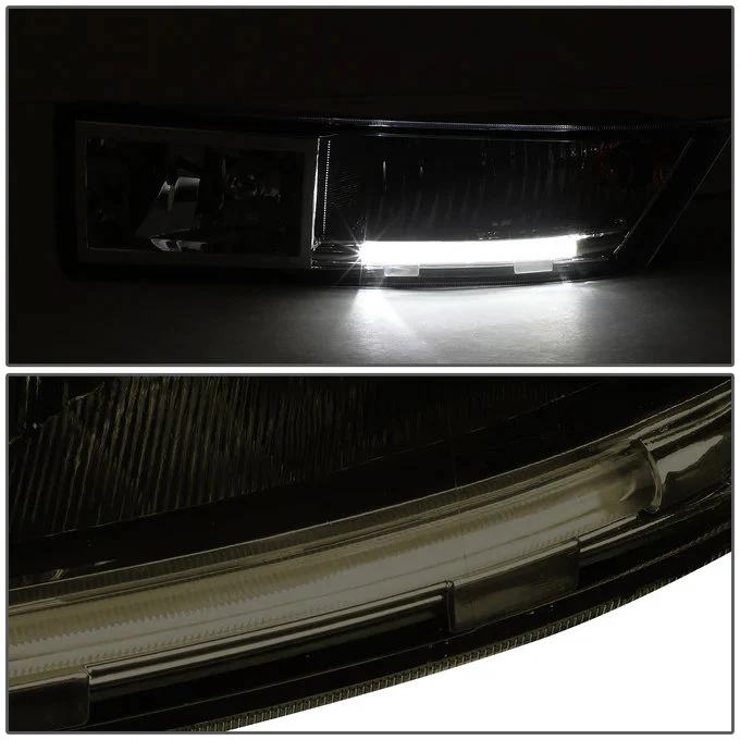 DNA Fog Lights for Cadillac Escalade ESV (07-14) Escalade EXT (09-13) with or without LED DRL Switch and Wiring Harness - Amber / Clear / Smoke Lens - Image 11