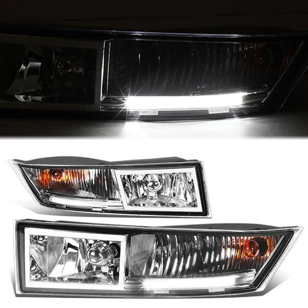 DNA Fog Lights for Cadillac Escalade ESV (07-14) Escalade EXT (09-13) with or without LED DRL Switch and Wiring Harness - Amber / Clear / Smoke Lens - Image 2