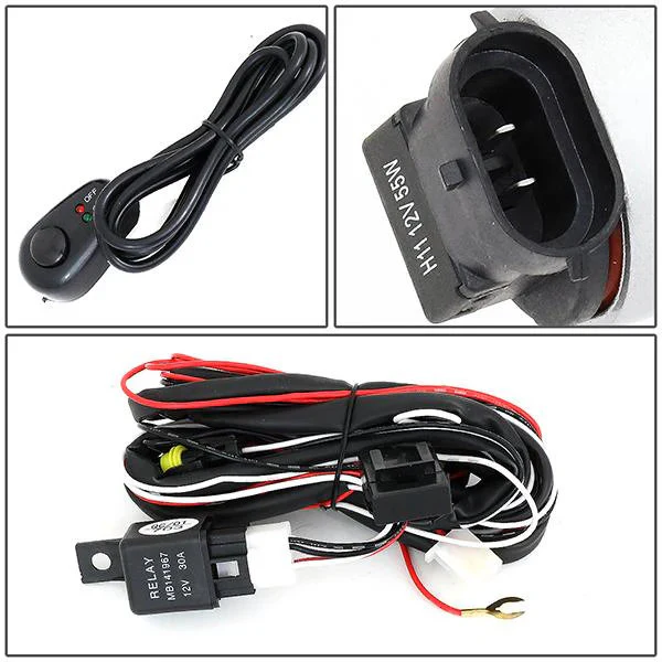 DNA Fog Lights for Chevy Camaro LS LT 3.6L (2014-2015) with Switch and Wiring Harness - Clear Lens FL-ZTL-272-CH - Image 5