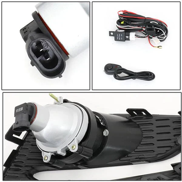 DNA Fog Lights for Chevy Cruze (2016-2018) Projector with Switch and Wiring Harness - Clear Lens FL-ZTL-271-CH - Image 6