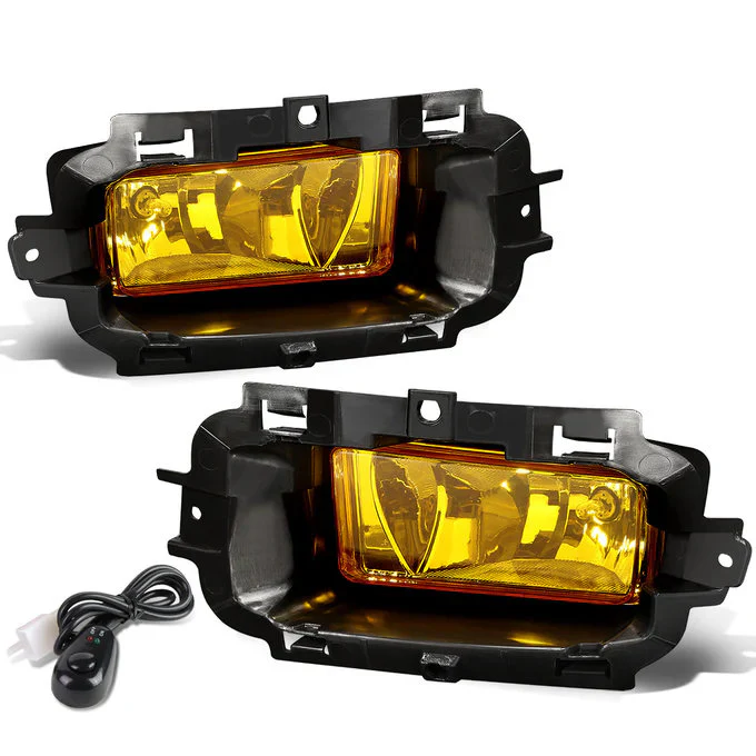 DNA Fog Lights for Chevy Silverado 1500 (2014-2015) Factory Style or LED Projector with Amber / Clear / Smoke Lens